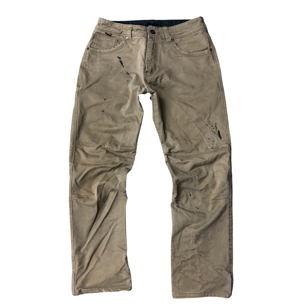 Kuhl Rydr Tan Work Hiking Outdoor Distressed Pants 30x29